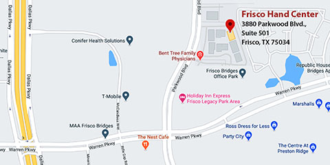 Frisco Hand Center Location Map